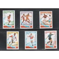 Афганистан-1996 (Заг.1681-1686) **  , Спорт, Футбол, ЧМ-1998(полная серия)