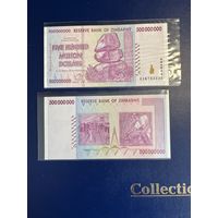 Зимбабве. 500000000 / 500 000 000 долларов (образца 2008 года, P82, UNC)