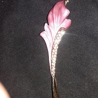 Винтажная броши от бренда Dolphin Ore   с кристаллами от Сваровски