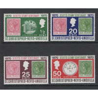 Сент-Киттс-Невис-Ангилья 1970** Столетие марок колонии, Королева Виктория