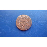 2 копейки 1758 перечекан                                                                                                                    (4961)