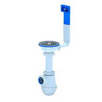 Сифон для мойки АНИ ПЛАСТ Грот 3 1/2 с переливом (A0145)