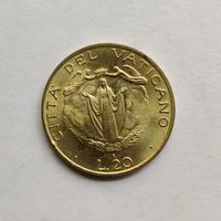 Ватикан 20 лир 1987 г.