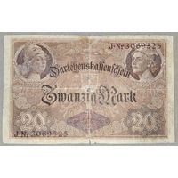 20 марок 1914 год Кайзеровская Германия