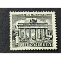 Германия 1949. Немецкие здания. Бранденбургские ворота