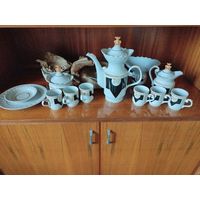 Сервиз кофейный  "Золотой Пегас". Сумы