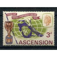 Британские колонии - Асенсьон (о-в Вознесения) - 1966г. - футбол - 1 марка - MH [Mi 100]. #3-WB-92-KS-3