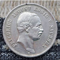 Германия 3 марки 1909 года, E. Серебро! Сторгуй за свою цену, предложи обмен! S100