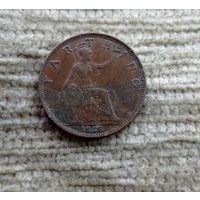 Werty71 Великобритания 1 фартинг 1928 Георг 5