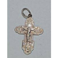 Крестик серебро  925 проба .