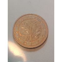 Германия 2 цента 2016 года . A