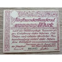 Werty71 Германия 500000 марок 1923 Ганновер банкнота гроссгельд