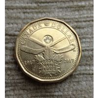 Werty71 Канада 1 доллар 2017 ХОККЕЙ 100 лет клубу Торонто Мейпл Ливз