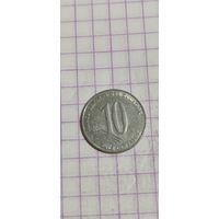 Эквадор 10  сентавос 2000