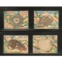 Намибия-1998(Мих.942-945),  ** ,   Морская  Фауна ,  Раковины (полная серия)