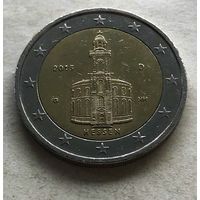 Германия 2 евро 2015 - Церковь Св. Павла во Франкфурт-на-Майне, Гессен (G - Карлсруэ)