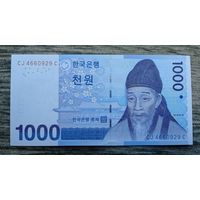 Werty71 Южная Корея 1000 вон 2007 UNC банкнота