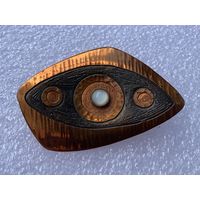 Брошь Моденисткая ручная работа клеймо Moda Handmade Англия винтаж