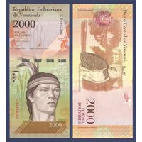 Венесуэла, 2000 боливаров 2016 г., P-96b, UNC