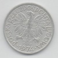 Народная Республика Польша. 2 злотых 1974
