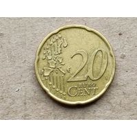 Германия 20 евроцентов, 2002 "D". (U-обм)