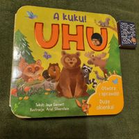 Детская книжка с окошками: Стоп! Ухо. Варшава 2023г. На польском языке.