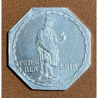 Германия Нюрнберг нотгельд 20 пфеннигов 1919 год Петер Хенляйн. трамвайный жетон