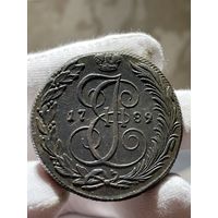 5 копеек 1789 КМ без МЦ.AU-UNC.(R).