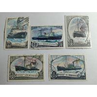Марки  Ледоколы почта  СССР     5 шт. -  5,00 руб.