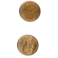 5 сантимов Франция 1979 год