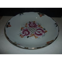 Большая Тарелка. Расписное блюдо. СССР