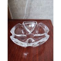 Винтажная  хрустальная   пепельница - Франция