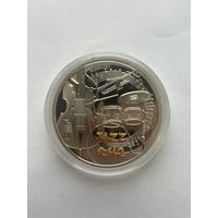 Серебряная монета Армении номиналом 1000 драмов, выпущенная в 2010 году в серии Джаз