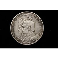 2 марки 1901 г. Пруссия (Германия), Вильгельм II. "200 лет Пруссии"