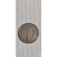 Барбадос 25 цент 1996