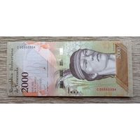 Werty71 Венесуэла 2000 боливаров 2016 UNC банкнота
