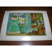 Живопись Москва 11 Семенов 1978 год Большой формат Чистая