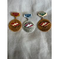 Лот значков БССР СПАРТАК футбол