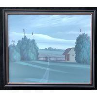 Батальонок Е.Е. "Лунная ночь", 2020 год.Х/М.