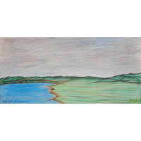 Перед восходом (6), пастель, бумага, 2007, Котов Олег