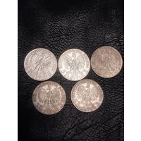 5 злотых Ядвига 1934, 1933 г.