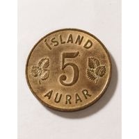 Исландия 5 аурар 1946