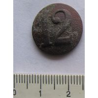 Пуговица германия 12 полк на погон для панно