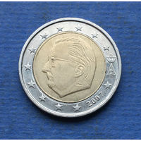 Бельгия 2 евро 2007 брак