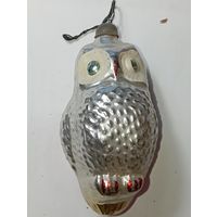Ёлочная игрушка , Сова  . СССР .