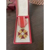 Медаль Крест Заслуг PRL I класса Польша. В коробке