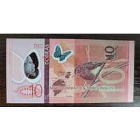 Сан-Томе и Принсипи 10 добра 2016 г P-71a полимер UNC