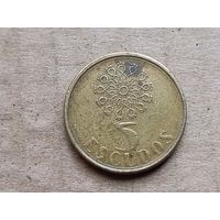 Португалия 5 эскудо, 1990г. (D-107)