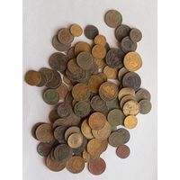 Монеты СССР до реформы , 100 штук , с 1 рубля, без мц