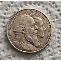 Баден 2 марки 1906 50 лет свадьбе Фридриха I и Луизы Прусской